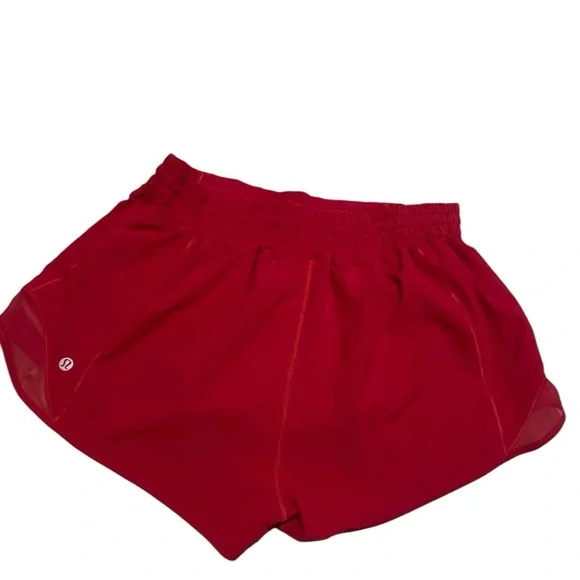 Lululemon Hotty Hot Short Il Dark Red size 10 - Picture 3 of 4